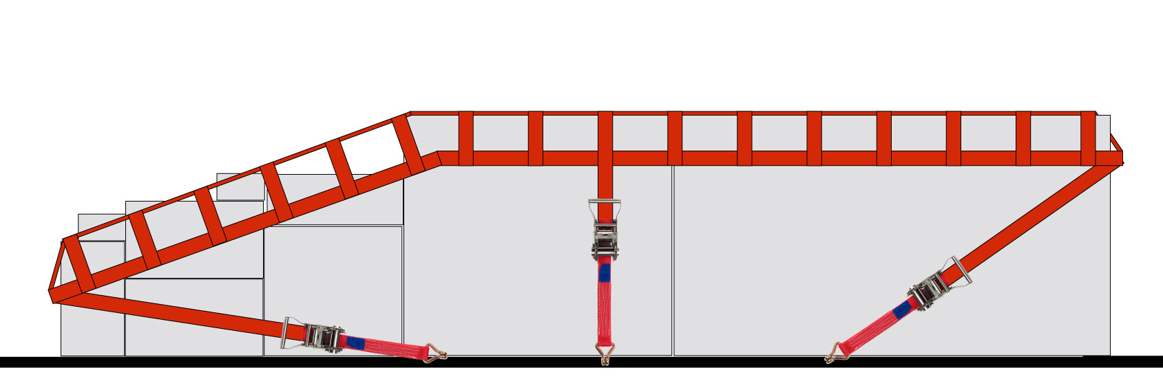 Siatka zabezpieczająca ładunek